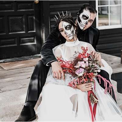 Halloween esküvő