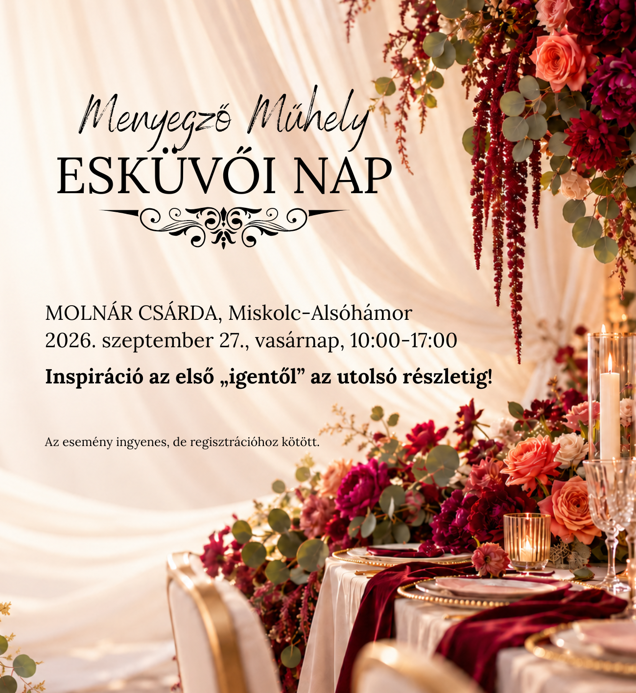 Menyegző Műhely Esküvői Nap